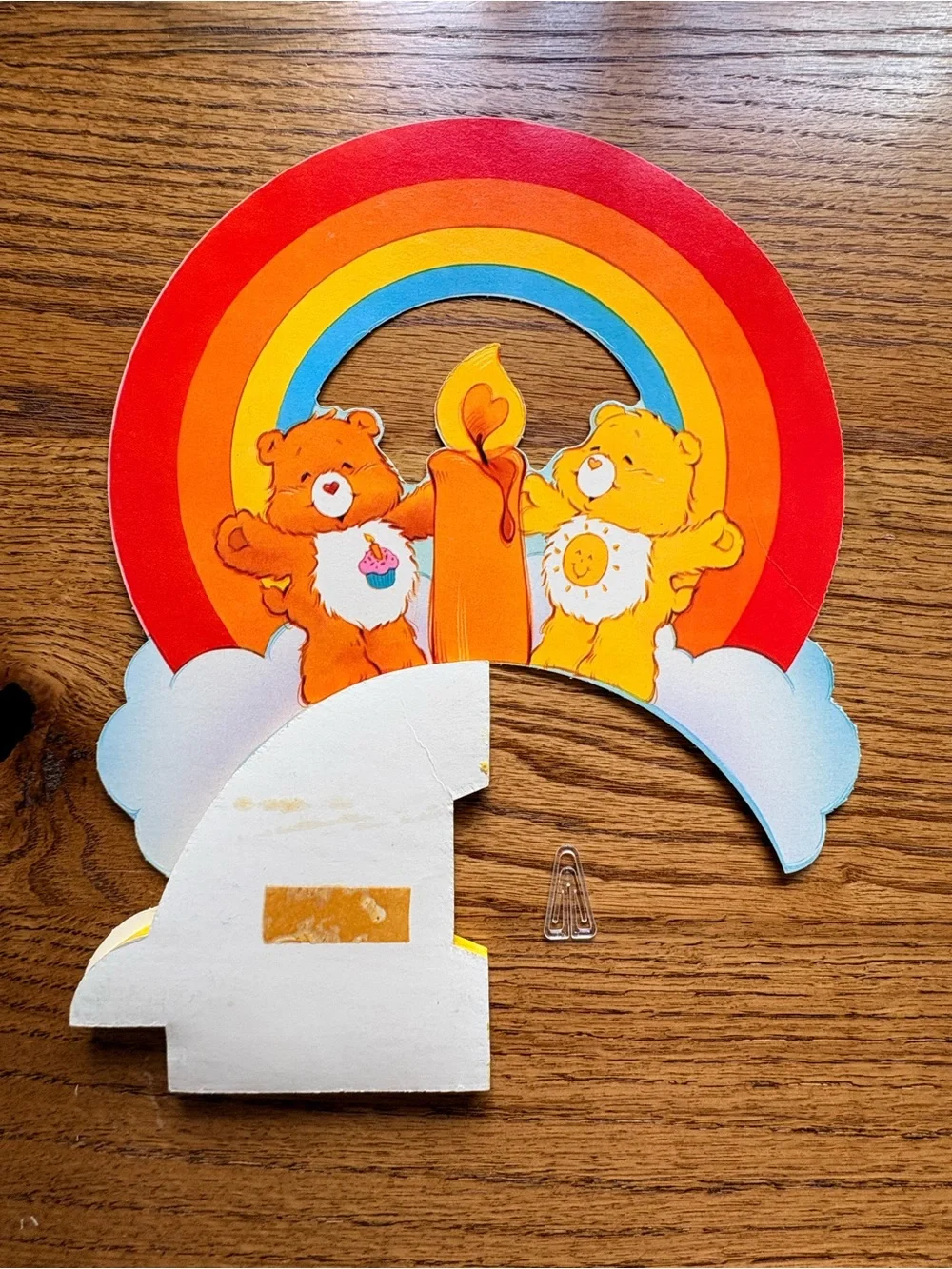 Vintage Care Bears Rainbow Centerpiece Birthday Party Kit